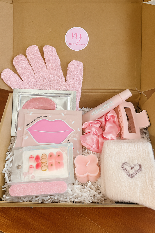 Pink Self-Care Gift Box — Relaxing Pamper Set For Herko
